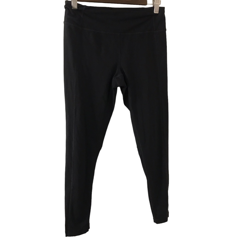 3/$15 Core 10 black leggings with breathable mesh back hem size Small